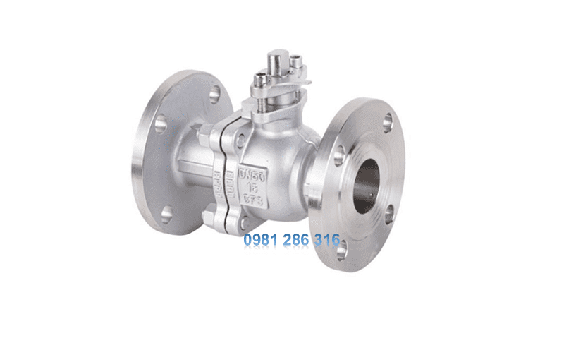 van bi inox nối bích DN50 7